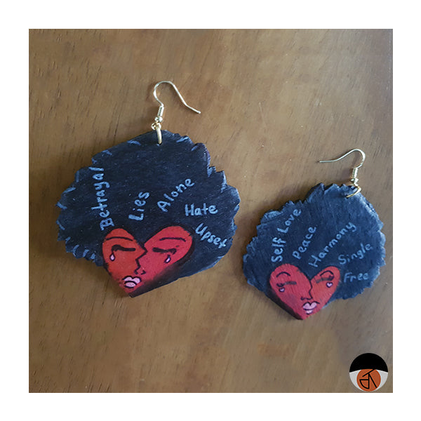 Moody Wood Earrings